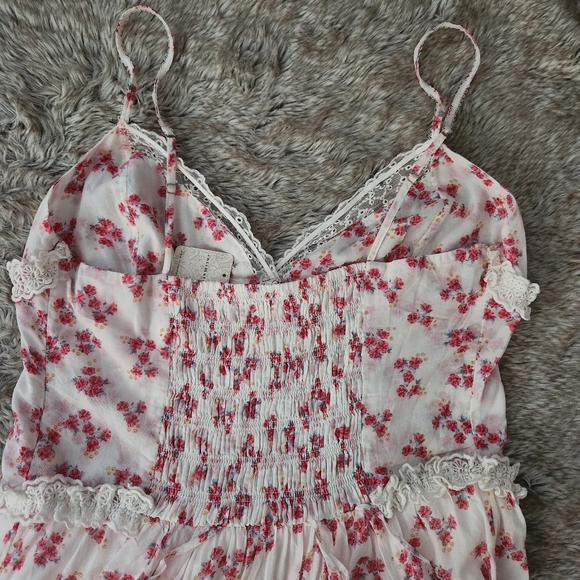 Intimately Free People Heart Desire‎ Bodysuit Dress True Ivory Combo Women's XL - Picture 7 of 12